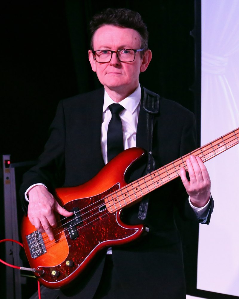 Ciaran performing on stage